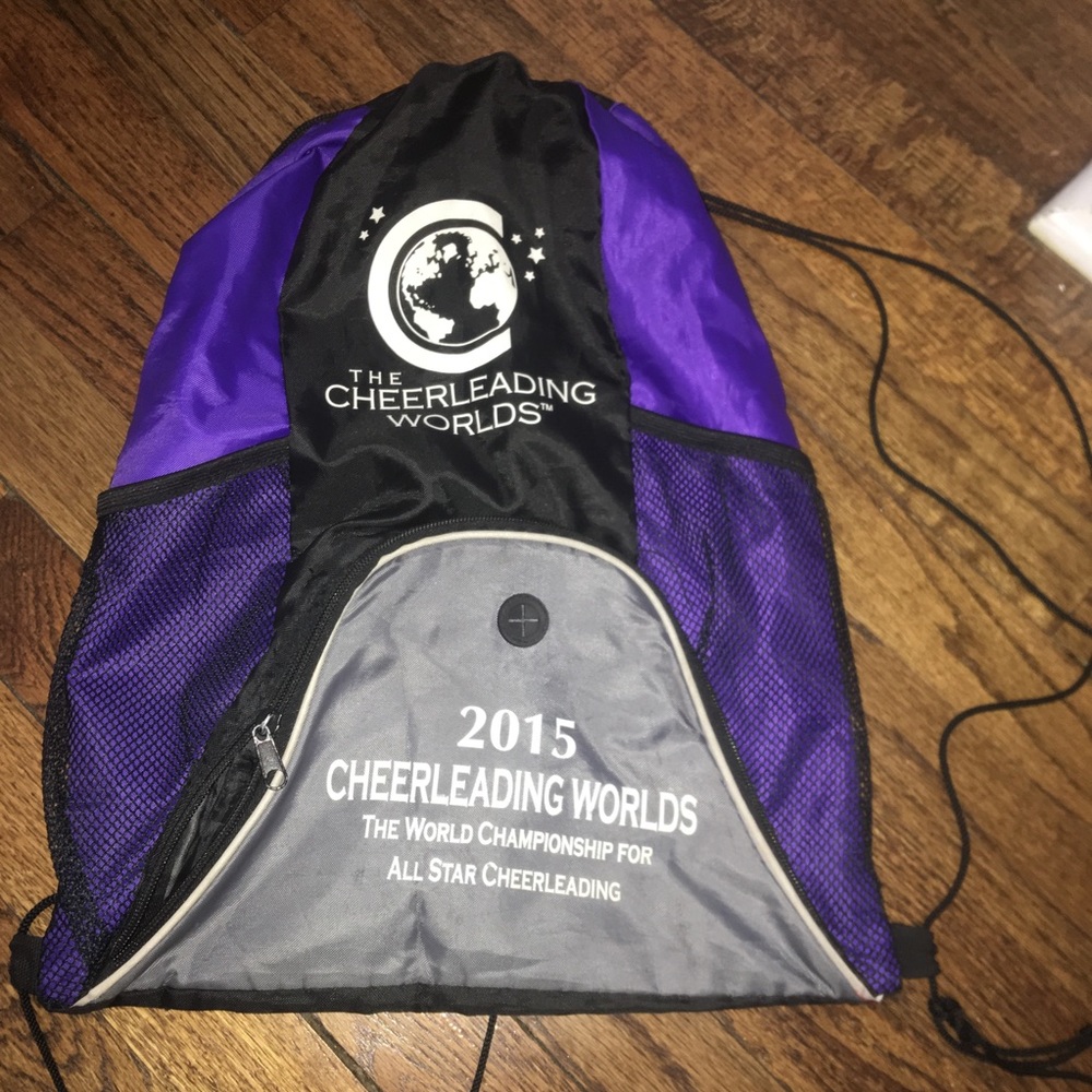Cheerleading Drawstring Bag